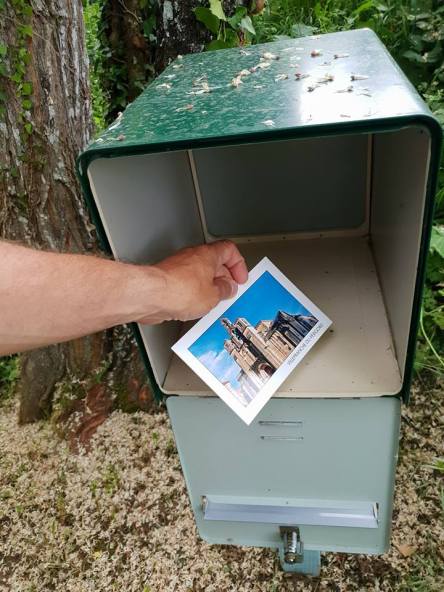 Post card has arrived