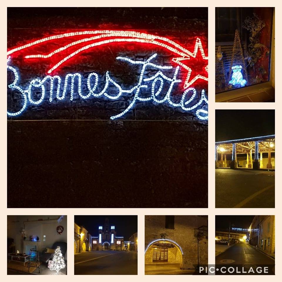 Christmas Lights collage