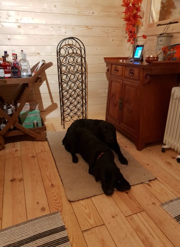 Wooden furniture in the Garden House