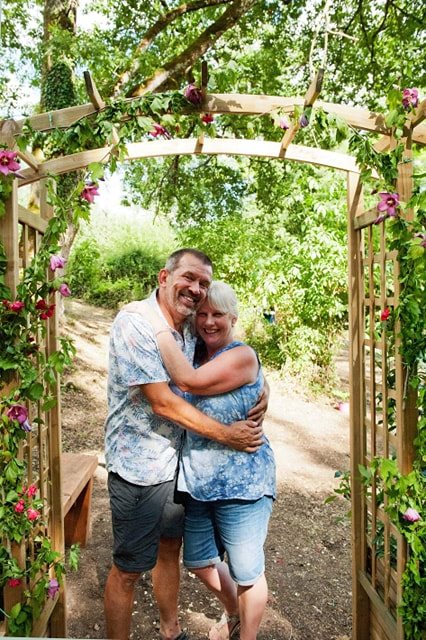 Garden Arch Sharon and Martin