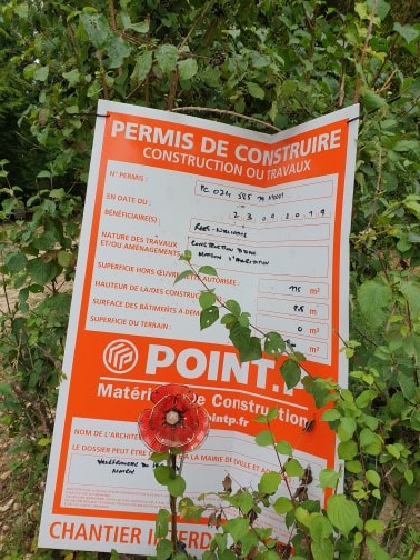 Chantier Interdit sign