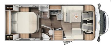 Floor Plan of motorhome