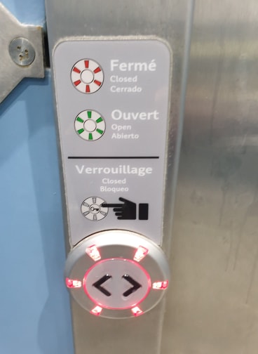 Toilet Operational Panel