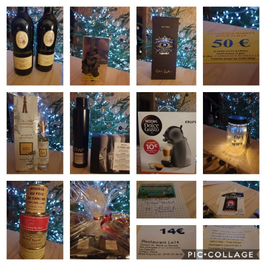 Tombola collage