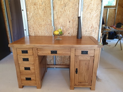 Trifle dish now a fruit bowl